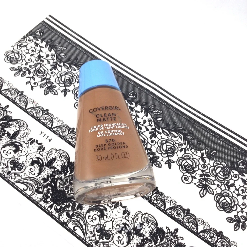 CoverGirl Clean Matte Liquid Foundation - #570 deep golden new